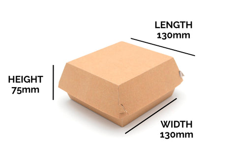 Paperboard Clamshell - 13.2 x 13.5 x 7.5 cm