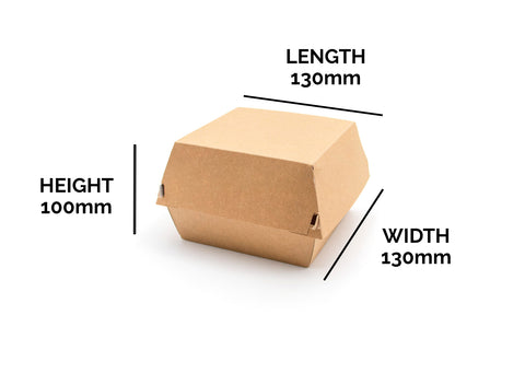 Paperboard Clamshell - 13 x 13 x 10 cm
