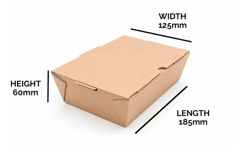 Paperboard Clamshell - 1500 ml