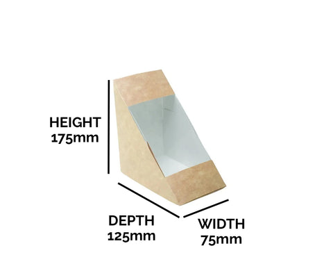 Paperboard Clamshell - 7.5 cm