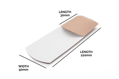Paperboard Clamshell - 22 x 9.2 cm