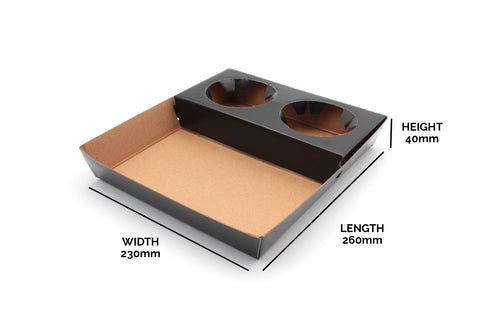 Paperboard Tray - 26 x 23 x 4 cm