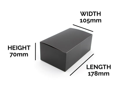 Paperboard Clamshell - 17.8 x 10.6 x 7 cm