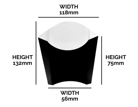 Paperboard Clamshell - 8.1 / 7 x 4.9 / 4.3 x 7.1 /10.7 cm