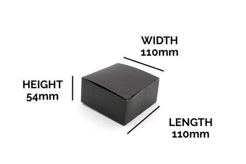 Paperboard Clamshell - 10.8 x 10.8 x 5.4 cm