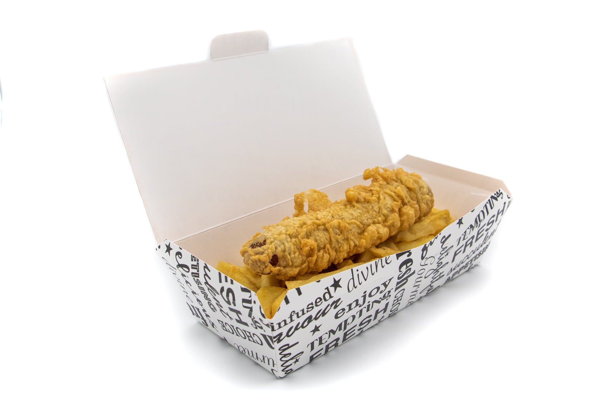 Uber Packaging Paperboard Clamshell - 25.2 / 22 x 12.7 / 9.5 x 6 cm – Uber Eats ...