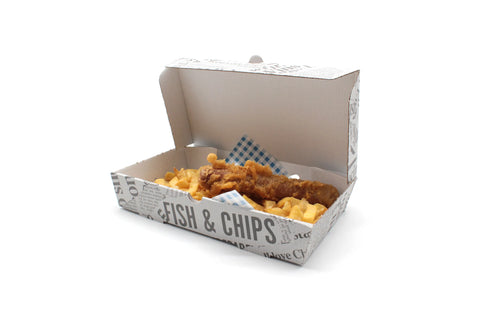 Paper / Kraft Containers & Lids - 283 x 165 x 51 mm