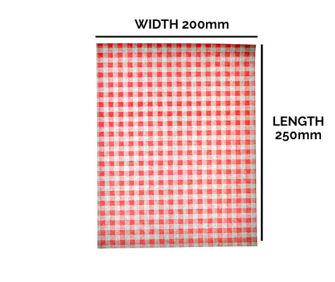 Greaseproof Paper - 20 x 25 cm