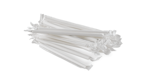 8MM X 185MM ENDURA PAPER STRAW WRAPPED