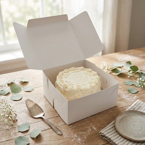 Paper / Kraft Clamshell - 6 x 6 x 3