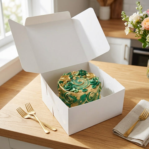 Paper / Kraft Clamshell - 6 x 6 x 4